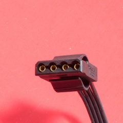 Отстегивающийся кабель питания 6pin-2xMolex фото 3