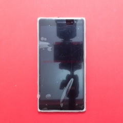 Nokia Lumia 830 RM-984 черный с серебристой рамкой фото 1