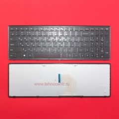Клавиатура для ноутбука Lenovo P500, Z500 черная с черной рамкой