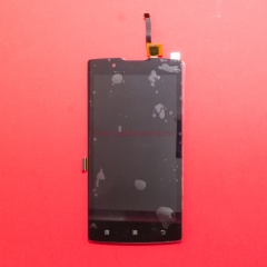 Дисплей в сборе с тачскрином для Lenovo A2010 черный