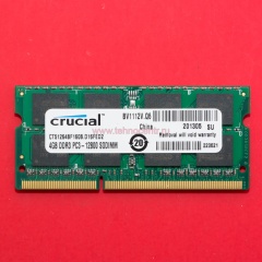 SODIMM 4Gb Crucial DDR3L 1600 фото 1
