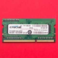 SODIMM 4Gb Crucial DDR3L 1333 фото 1