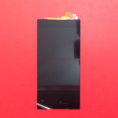 Дисплей в сборе с тачскрином для Sony Xperia Z5 черный