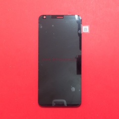 Дисплей в сборе с тачскрином для LG Q6 черный