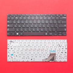 Клавиатура для ноутбука Samsung NP530U3B, NP530U3C, NP535U3C черная без рамки