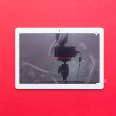 Дисплей в сборе с тачскрином для Lenovo TB-X505X 10.1" белый с рамкой