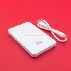 Внешний Box 2.5" 3Q (3QHDD-U290M) USB 2.0 белый с фиолетовым фото 1