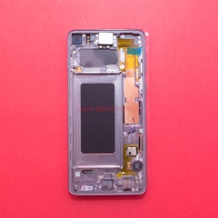 Дисплей в сборе с тачскрином для Samsung Galaxy S10 SM-G973F черный
