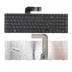 Клавиатура для ноутбука Dell N5110, M5110, M511R черная с рамкой