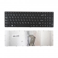 Клавиатура для ноутбука Lenovo Y570, Y570P черная с рамкой
