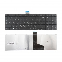 Клавиатура для ноутбука Toshiba C55, C55-A черная матовая