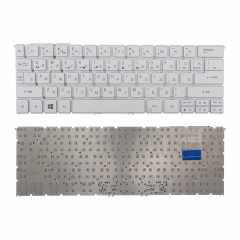Клавиатура для ноутбука Acer Aspire P3-171, S7-391 серебристая без рамки