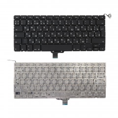 Клавиатура для ноутбука Apple A1304, A1237 черная, Г-образный Enter