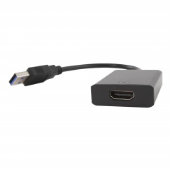 Переходник USB 3.0 - HDMI (кабель) черный фото 1