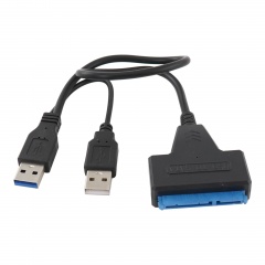 Переходник USB 3.0 - SATA 7+15 pin для SSD/HDD фото 1