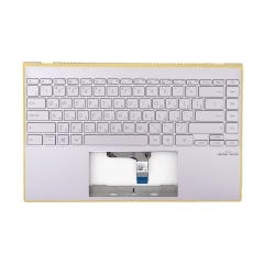 Клавиатура для ноутбука Asus 14 UX425EA серебристая с топкейсом