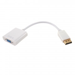  Переходник DisplayPort - VGA белый (кабель)