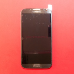 Samsung Galaxy Note 2 N7100 черный с рамкой фото 1