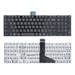 Клавиатура для ноутбука Toshiba C55, C55-A черная с глянцевой рамкой