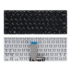Клавиатура для ноутбука Asus VivoBook X415EA, F415EA черная без рамки