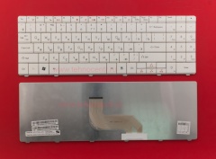 Клавиатура для ноутбука Packard Bell LJ65, LJ67, LJ71 белая