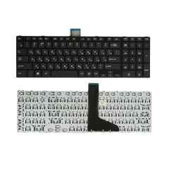 Клавиатура для ноутбука Toshiba C850, L850, P850 черная с рамкой