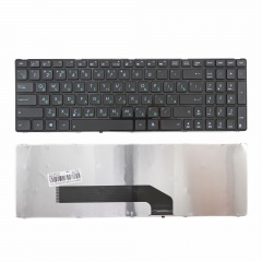 Клавиатура для ноутбука Asus K50, K51, K60, K61, K70, F52 черная с рамкой