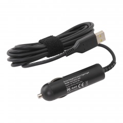 Автомобильная зарядка Lenovo 20V 3.25A (65W) USB Type скошенный разъем