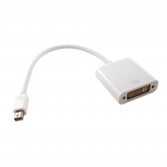 Переходник Mini DisplayPort - DVI белый (кабель)