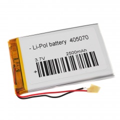 Аккумулятор 3.7v 2500mAh 75x50x3.5 мм (2 pin)