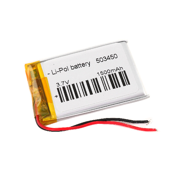 Аккумулятор 3.7v 1500mAh 50x35x5мм (2 pin)