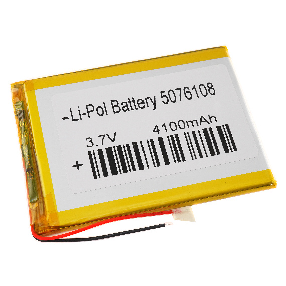 Аккумулятор 3.7v 4100mAh 100x75x5мм (2 pin)