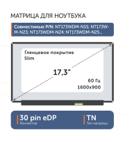Матрица B173RTN03.0