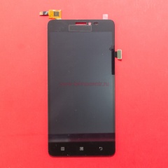 Дисплей в сборе с тачскрином для Lenovo S850 черный