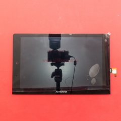 Дисплей в сборе с тачскрином для Lenovo Yoga 10 B8000 черный