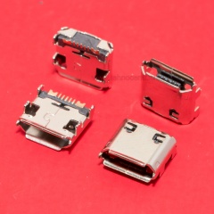 Разъем micro USB для Samsung GT-I5500, GT-I9100, S3650 фото 2