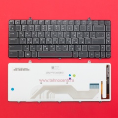 Клавиатура для ноутбука Dell M11X R2, M11X R3 черная с подсветкой