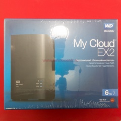Сетевое хранилище WD My Cloud EX2 3.5" 6 Tb WDBWAK0060JCH-EEUE фото 2