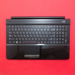 Клавиатура для ноутбука Samsung RC510, RC520 черная с черным топкейсом