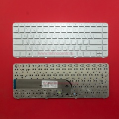 Клавиатура для ноутбука HP dm4-3000, dv4-3000 серебряная без рамки