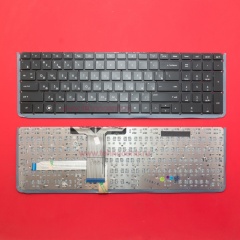 Клавиатура для ноутбука HP Envy 17-3000, 17-3200 черная без рамки