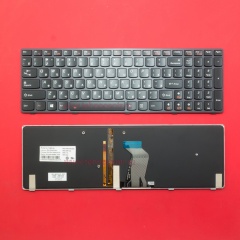 Клавиатура для ноутбука Lenovo Y580, Y580A, Y580M черная с подсветкой