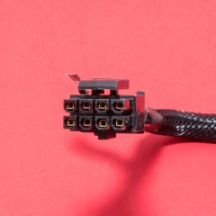 Отстегивающийся кабель питания с 8pin на 4+4pin фото 4