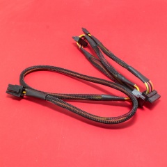 Отстегивающийся кабель питания 6pin-4xSATA фото 2
