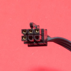 Отстегивающийся кабель питания 6pin - 4xMolex и FDD фото 2