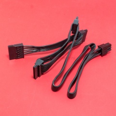  Отстегивающийся кабель питания 6pin-4xSATA