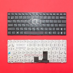 Клавиатура для ноутбука Asus Eee PC 1001P, 1001PX, 1005P черная с рамкой