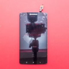 Дисплей в сборе с тачскрином для Lenovo S930 черный