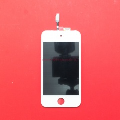 Дисплей в сборе с тачскрином для Apple iPod touch 4 белый