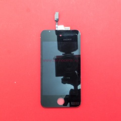 Дисплей в сборе с тачскрином для Apple iPod touch 4 черный